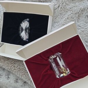2 Swarovski collector's society Collectors Crystals